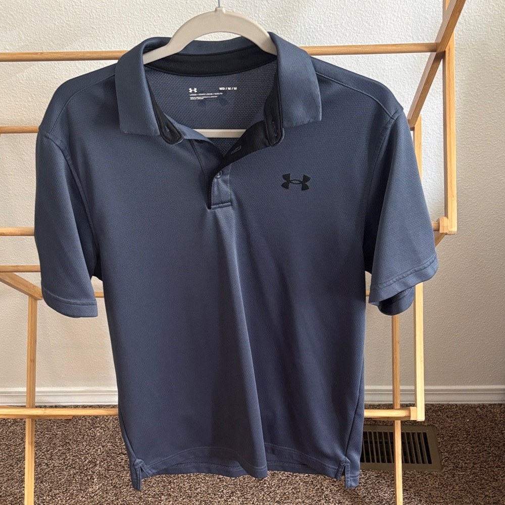 Under Armour Men’s Dark Blue Performance Polo